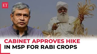 Cabinet approves MSP for Rabi crops for marketing season 202526 mustard sees highest increase [upl. by Lindley]