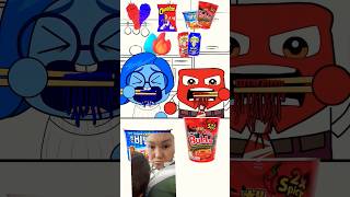 Rеd vs Blue jelly Mukbang satisfying mukbang animation animation asmr candy [upl. by Anthony]