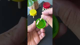 Mini Chair Making From Bottle Cap amp wooden sticks diy artandcraft handmadecrafts shorts [upl. by Rehptsirhc]