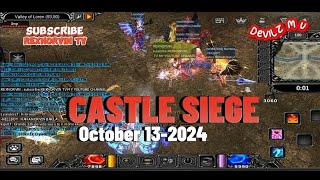 Devilz MU  CASTLE SIEGE October 132024 rexnorvinTV [upl. by Gerrald34]