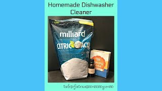 DIY Homemade Natural Dishwasher Cleaner [upl. by True]