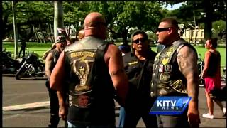 Oahu bikers ride to raise funds for law enforcement memorial [upl. by Sucitivel965]