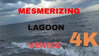 Adriatic sea shore at Venetian lagoon SottomarinaChioggia Venice Italy Europe 4K video [upl. by Tiffy]