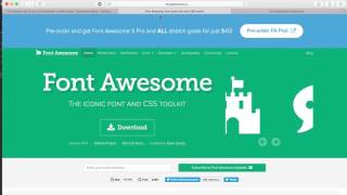 How to use Font Awesome in Adobe Muse [upl. by Hadwin259]