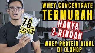 Whey Concentrate Termurah Cuma 2 ribuan Review Jujur Suplemen Whey Davisco [upl. by Anitnas]