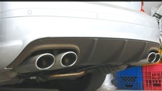 Mercedes C63 AMG Sound Exhaust Start Up  Revving Revs Cold Start 2013 [upl. by Flss]