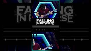 Falling In Reverse  Voices In My Head guitar fallinginreverse lesson [upl. by Rodablas]