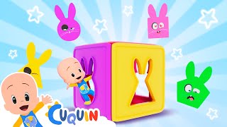 Cuquin’s Magic Color Cube – Learn the Shapes  Magic PlayDoh Ponies [upl. by Averi86]