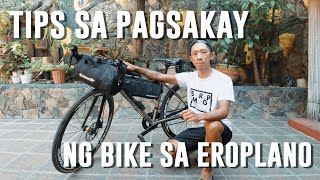 Easy Tips kung paano magsakay ng bike sa Eroplano  Audax Bike Setup  Seaboard Bakal Frame [upl. by Uile]