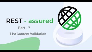 7 RestAssured  Part 7  Validating the list content in Response [upl. by Adnawal]