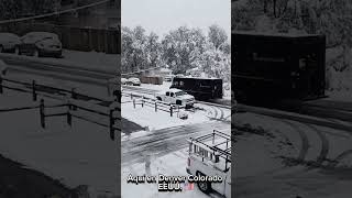 Ya empezó la nieve en Denver Colorado Estados Unidos 2024 FHD [upl. by Gitt]