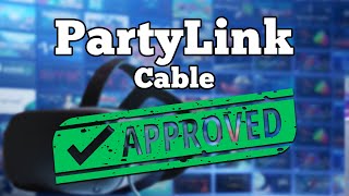 Oculus Quest Oculus Link Cable Review  PartyLink Cable [upl. by Ahsykal86]