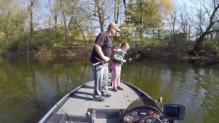 Ohio Bass Fishing with Edgar VanHoose  Wingfoot Lake 5132020 [upl. by Billi]