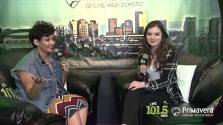 Hailee Steinfeld Interview at LIVE 1015 [upl. by Sabino]