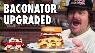 Mattys Deluxe Homemade Baconator  Cookin Somethin w Matty Matheson [upl. by Eekram213]