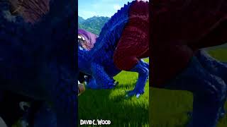 DINOSAURS BATTLE TREX IRex Monster Superhero Joker The Flash Spiderman jurassicworld [upl. by Adnalro]