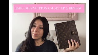 Louis Vuitton GM Planner Set up amp comparison review [upl. by Lovich569]