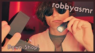 ASMR Pawn Shop Roleplay  Inaudible Whispering and Tapping [upl. by Nuahsar]