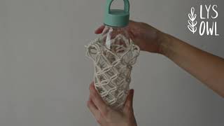 Macrame Bottle holder Macrame LysOwl [upl. by Zita58]