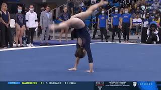 Norah Flatley Near Perfect Floor UCLA vs UC Davis 2022 9975 [upl. by Mcgraw274]