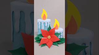 Velas navideñas con tubos de cartón y foamy diy manualidades navidad christmas foamy [upl. by Levins834]