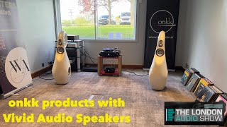 onkk products with Vivid Audio Speakers at The London Audii Show 2024 [upl. by Kecaj]