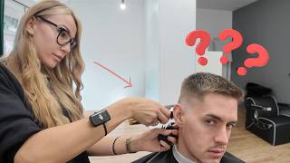 Ukrainian ASMR Barber  Haircut Massage amp Extra Services Go to Sleep [upl. by Nalorac]