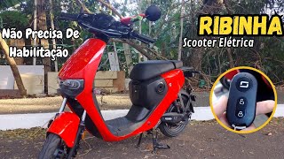 Nova Scooter Elétrica Que Não Precisa De Habilitação Ribinha [upl. by Hotchkiss]