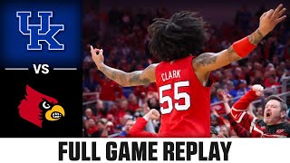 Kentucky vs Louisville Full Game Replay  202324 ACC Men’s Basketball [upl. by Bartholemy]