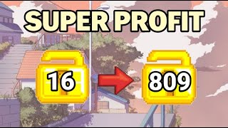 SUPER PROFIT METHOD 🤑 TO GET RICH FAST 2024  Growtopia BEST WAY TO PROFIT  Growtopia [upl. by Neelon]