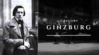 Grigory Ginzburg  1957  Live Chopin Mazurka in A minor Op17 No4 [upl. by Eberhart]