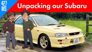 Lets unpack our Gran Turismo Subaru  427 Motorsports VLOG [upl. by Sashenka501]