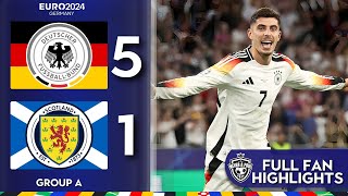 Havertz Musiala Kroos DESTROY Scotland  Germany 51 Scotland Highlights [upl. by Delisle663]