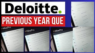 🔴Deloitte Previous Year Questions  Deloitte 2024 BSCBCABtech [upl. by Misab]