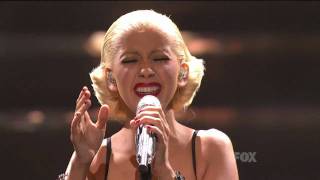 Christina Aguilera  You Lost Me American Idol 2010 Finale High Definition [upl. by Lexa771]