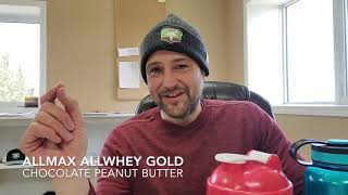 Review Allmax AllWhey Gold Chocolate Peanut Butter [upl. by Lazes]