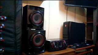 LG Xboom CJ45 vol 15 de 40  EQ Rock [upl. by Oruhtra476]