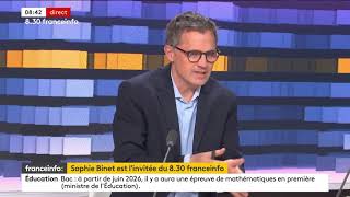 Le 8h30 franceinfo de Sophie Binet [upl. by Zetnahs]