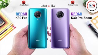 Redmi K30 Pro vs Redmi K30 Pro Zoom  Full Comparison  Which is Best [upl. by Cronin]