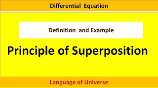 Principle of Superposition  Language of Universe [upl. by Kappel]