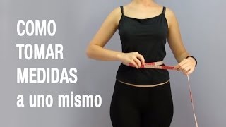 COMO TOMAR MEDIDAS del cuerpo a uno mismo  tutorial hakamaCOSPLAY [upl. by Towny551]