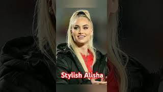 Alisha LehmannThe Stylish Superstar of Football shorts youtube football sports [upl. by Kilar]