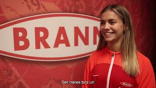 Johanna Renmark klar for Brann [upl. by Akinom657]