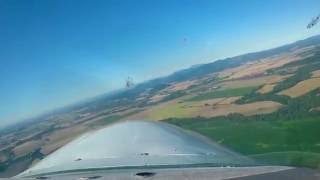 Bellanca Super Viking N9517E flight to 7S5 Independence Oregon [upl. by Llecrup455]