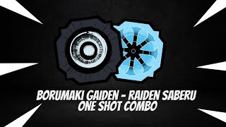 Borumaki Gaiden And Raiden Saberu ONE SHOT COMBO in Shindo Life  RELLGames [upl. by Perni]