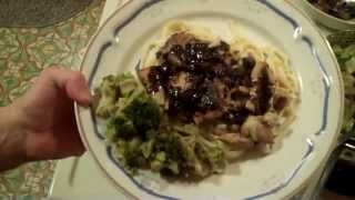 Chicken with Balsamic Vinegar and Garlic Bobbis Kitchen [upl. by Lleira]