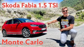 Skoda Fabia Monte Carlo 15 TSI 150 PS Testfahrt auf dem Col de Turini  Review  2022 [upl. by Adnolaj]