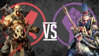 GUILD BALL SEASON 42 BUTCHERS Veteran Boar VS UNION Veteran Greede [upl. by Nirad]