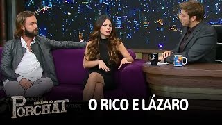 Kayky e Sthefany Brito falam sobre personagens em quotO Rico e Lázaroquot [upl. by Jaenicke278]