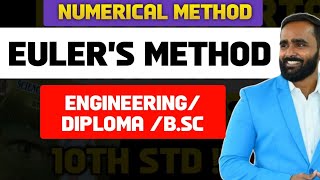 NUMERICAL METHODEULERS METHOD MATHEMATICSPRADEEP GIRI SIR [upl. by Nynahs]